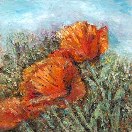 Artists Poppies, Oil