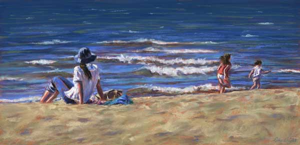 Beach Time, Pastel