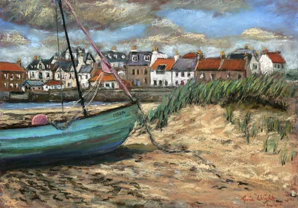 Boat And Dunes, Elie