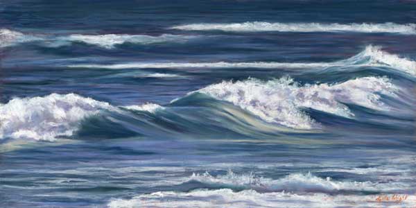 Breaking Waves, Pastel