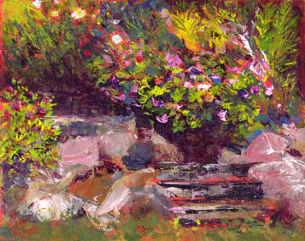 Midsummer's Bloom, Acrylic