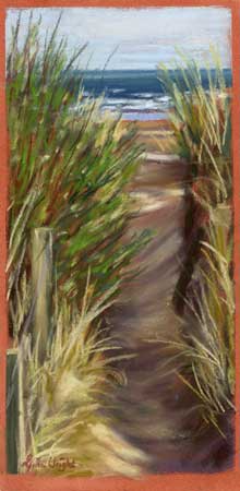 Path To The Sea, Pastel