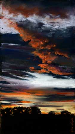 September Sky, Pastel