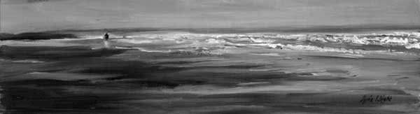 Study For Beach Walk, West Sands, St. Andrews