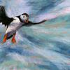 Puffin Landing, Pastel