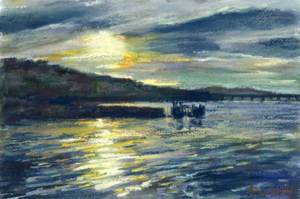 Sunset Over Newport Pier