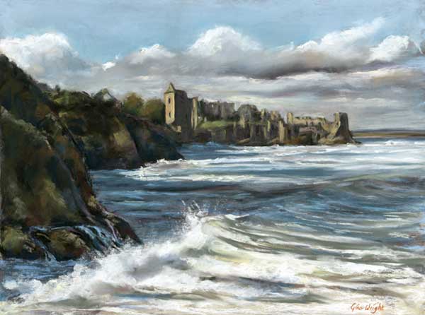 Waves At St. Andrews Castle