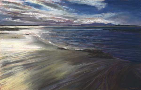 Windswept Beach, Western Isles, Pastel